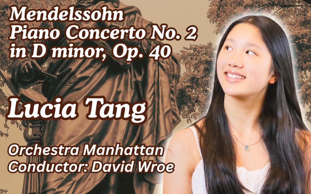 CiMA Streams | Mendelssohn Piano Concerto No. 2 in D Minor | Lucia Tang