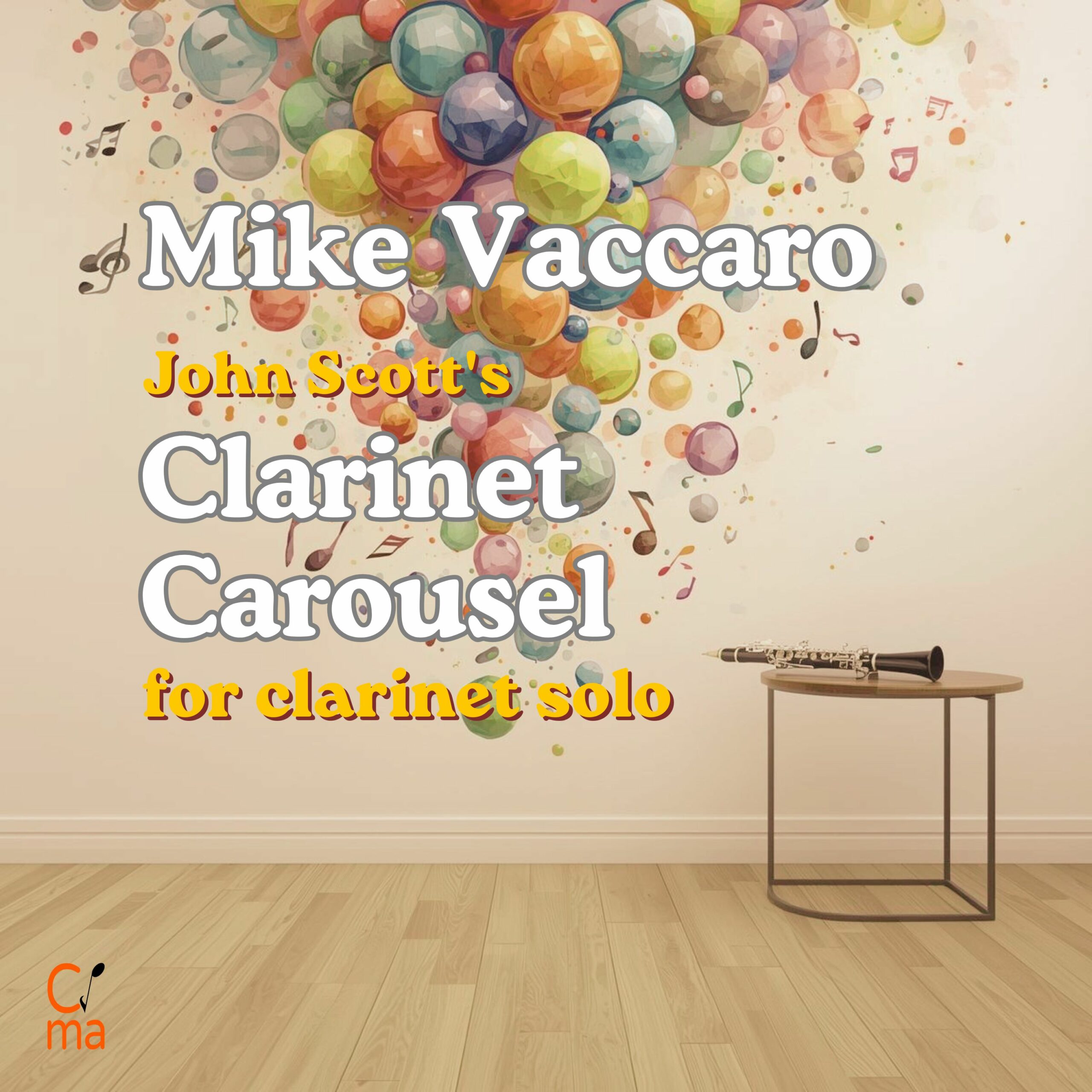 Cover Mike Clarinet Sonata Geertje Podevyn Echoes from Flanders Cima streams