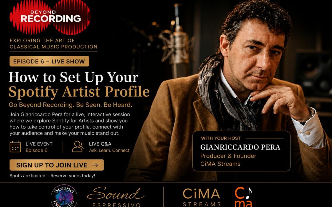 Cicerone MA Streams – Beyond Recording Live