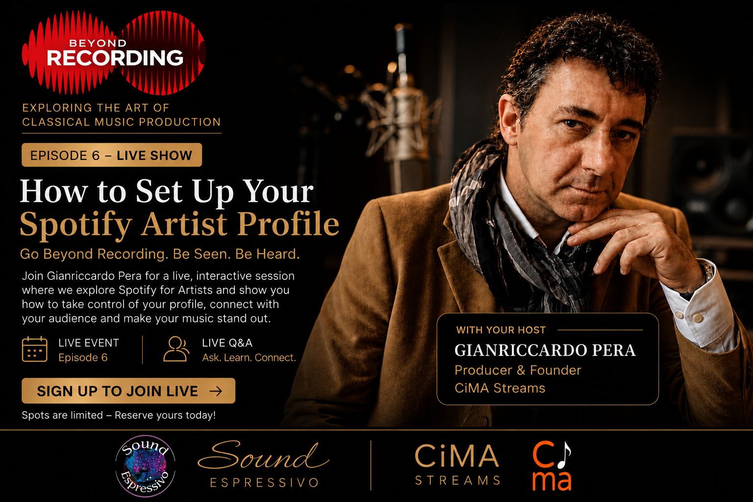 Gianriccardo Pera Beyond Recording CiMA Streams